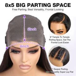 8x5 HD Lace Straight Glueless Wig Pre Bleached Knots Ship In 24H 25 8x5 HD Lace Straight Glueless Wig Pre Bleached Knots Ship In 24H -Ethereal Hair Shop 700 8 5 pre cut lace cap 5f8309c4 99aa 4373 ac78 c69cc1025433