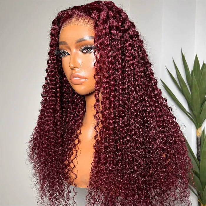 13x6 HD Lace Front Wig Human Hair Wigs 99J Burgundy Pre-Plucked Remy Human Hair Deep Part Wigs 12 13x6 HD Lace Front Wig Human Hair Wigs 99J Burgundy Pre-Plucked Remy Human Hair Deep Part Wigs - Image 10