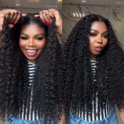 250% Density Popping Curly HD Lace Front Wigs Pre Bleached Glueless Ready To Go Human Hair Wigs -Ethereal Hair Shop 700 Popping Curly lace wig 16