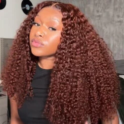 Double Drawn Human Hair Wig Full & Voluminous Pixie Curls Wig 300% Density Put On Go® Glueless Wigs -Ethereal Hair Shop 700 Popping Curly lace wig 20