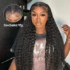 Pre Braid With Pre Baby Hair Deep Wave 13x6 Transparent HD Lace Frontal Glueless Human Hair Wig -Ethereal Hair Shop 700 Pre Braided Wigs 56