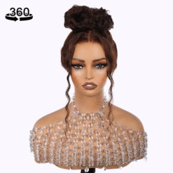 Glueless Invisi-String Snug Fit 360 HD Lace Frontal #4 Chocolate Brown Deep Wave Put On & Go Wigs 20 Glueless Invisi-String Snug Fit 360 HD Lace Frontal #4 Chocolate Brown Deep Wave Put On & Go Wigs -Ethereal Hair Shop 700 4 360 invisi string pre cut lace wig 35