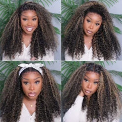 M1b/27 Blonde Highlight Curly Wigs Invisi-String Snug Fit 360 HD Lace Frontal Virgin Human Hair Wig For Women -Ethereal Hair Shop 700 TeiJae 4c highlight wig 2 c4e0c60c 7b8e 4dbd 83c6 327a9109f9f8