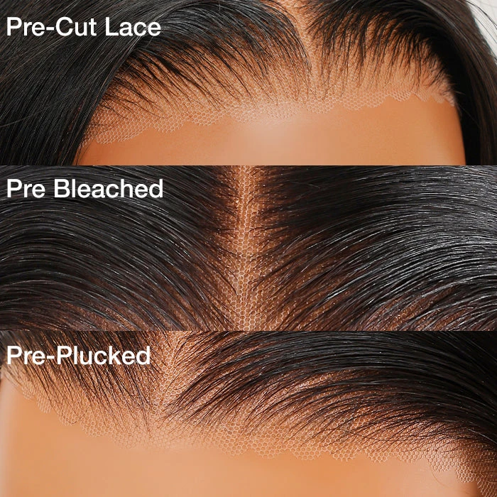 Deep Wave 4x4 HD Lace Closure Wig Pre Cut & Plucked & Bleached Put On Go® Glueless Wig Beginner Friendly 8 Deep Wave 4x4 HD Lace Closure Wig Pre Cut & Plucked & Bleached Put On Go® Glueless Wig Beginner Friendly - Image 6