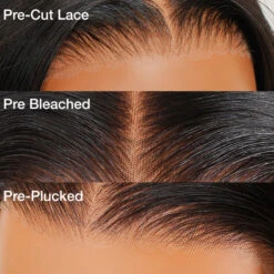 Curly Hair 5x5 HD Lace Closure Wig 100% Virgin Human Hair Wigs Pre Plucked Hairline Glueless Wig -Ethereal Hair Shop 700 bleached small knots wigs 10