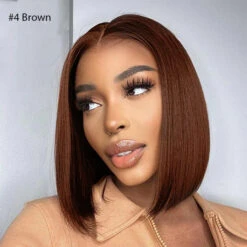 220% Density Short Straight Bob Wigs 13x4 HD Lace Front Wigs Pre Plucked & Bleached Knots Glueless Human Hair Wig -Ethereal Hair Shop 700 bob wig 10inch 5 dcc9f3df f2b7 46e7 b77e a1fb60c02830