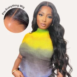3D Body Wave Wig 220% Density 13x4 Human Hair Lace Frontal Wig Pre Plucked Pre Bleached Pre Cut Gluless Wig -Ethereal Hair Shop 700 body wave lace wigs 7