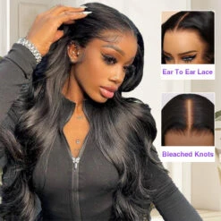Ear To Ear 13x4 HD Lace Front Straight Wig Pre Cut & Plucked & Bleached Real Glueless Wig 23 Ear To Ear 13x4 HD Lace Front Straight Wig Pre Cut & Plucked & Bleached Real Glueless Wig -Ethereal Hair Shop 700 body wave pre all lace wig 27