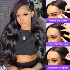 Ear To Ear 13x4 HD Lace Front Straight Wig Pre Cut & Plucked & Bleached Real Glueless Wig 24 Ear To Ear 13x4 HD Lace Front Straight Wig Pre Cut & Plucked & Bleached Real Glueless Wig -Ethereal Hair Shop 700 body wave pre all lace wig 29 67052974 f722 411b 9af8 89755a64eaea