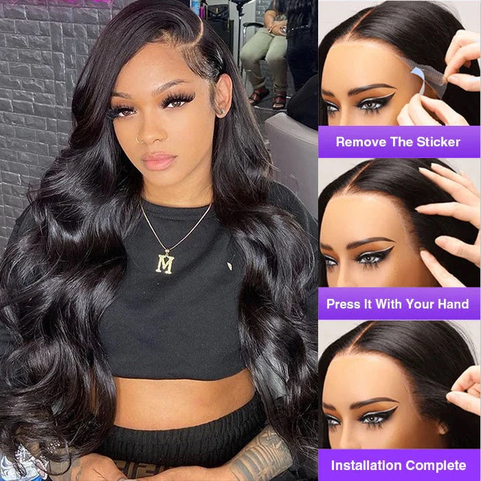 Ear To Ear 13x4 HD Lace Front Straight Wig Pre Cut & Plucked & Bleached Real Glueless Wig 10 Ear To Ear 13x4 HD Lace Front Straight Wig Pre Cut & Plucked & Bleached Real Glueless Wig - Image 8