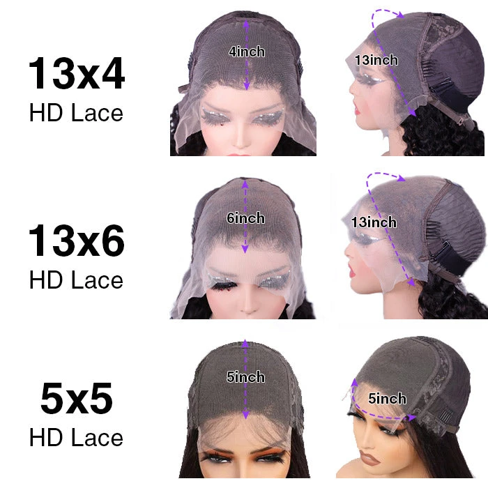 Reddish Brown 5x5/13x4 HD Lace Wig #33 Auburn Colored Deep Wave Lace Front Human Hair Wigs For Women 12 Reddish Brown 5x5/13x4 HD Lace Wig #33 Auburn Colored Deep Wave Lace Front Human Hair Wigs For Women - Image 10