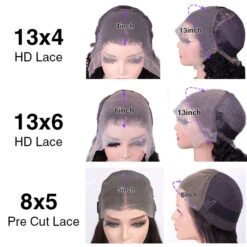 M1B/27 Blonde Highlight Lace Front Bob Wig Water Wave Pre Plucked Glueless Human Hair Bob Wig -Ethereal Hair Shop 700 cap xijietu 3 44af66ae 1c01 4264 9d60 a38f161d9738