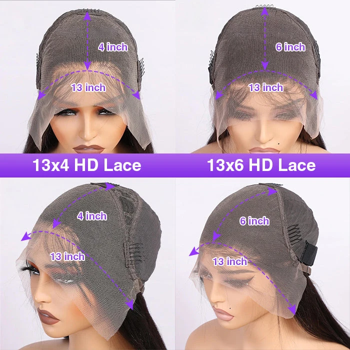 Skinlike HD Lace Straight 13x6 13x4 HD Lace Frontal Wig Human Hair New Upgrade Invisible Knot Wigs 14 Skinlike HD Lace Straight 13x6 13x4 HD Lace Frontal Wig Human Hair New Upgrade Invisible Knot Wigs - Image 12