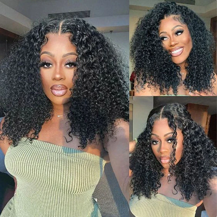 220% Density Shoulder Length Short Curly Hair Bob Wigs Pre-Cut 8×5 Glueless HD Lace Wigs 7 220% Density Shoulder Length Short Curly Hair Bob Wigs Pre-Cut 8×5 Glueless HD Lace Wigs - Image 5