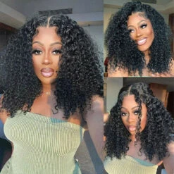 Glueless Wig Curly 8x5 Closure HD Lace Short Bob Wig Pre Cut & Plucked & Bleached -Ethereal Hair Shop 700 curly bob wig 1 89df9871 053e 4d51 bf90 c26492830080
