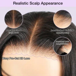 Loose Body Wave Curtain Bangs Human Hair Wigs 180% Density Bleached Knots Put On Go® Glueless Wigs 16 Loose Body Wave Curtain Bangs Human Hair Wigs 180% Density Bleached Knots Put On Go® Glueless Wigs -Ethereal Hair Shop 700 curtain bangs body wave lace wig 16