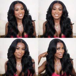 13x6 Full Lace Frontal Pre-Styled Loose Body Wave Wigs With Curtain Bangs Human Hair Pre Bleached Brailian Wigs For Women -Ethereal Hair Shop 700 curtain bangs ready to go 1 894b4d87 761c 43e0 836b 1549e874690a