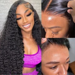 Deep Wave 4x4 HD Lace Closure Wig Pre Cut & Plucked & Bleached Put On Go® Glueless Wig Beginner Friendly 16 Deep Wave 4x4 HD Lace Closure Wig Pre Cut & Plucked & Bleached Put On Go® Glueless Wig Beginner Friendly -Ethereal Hair Shop 700 deep wave skin melt hd lace wig 9 0c60c65c bc4b 4756 a493 36d266b7c5dc