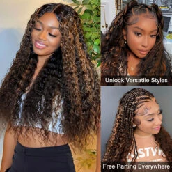 1B/30 Balayage Highlight Deep Wave 13X6 Full HD Lace Frontal Human Hair Wigs 16 1B/30 Balayage Highlight Deep Wave 13X6 Full HD Lace Frontal Human Hair Wigs -Ethereal Hair Shop 700 highlight 1b 30 lace wig 18