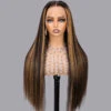 Balayage Highlight 1B/30 Straight Pre Plucked Natural Hairline 13x6 Full Lace Frontal Human Hair Wigs -Ethereal Hair Shop 700 highlight 8 5 pre cut lace wig 6 2422fc24 c80b 4d3d b305 4cc579ec37b4