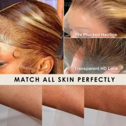 P4/27 Highlight Short Bob Wigs 13x4/13x6 Lace Front Human Hair Wigs With Baby Hair Pre Plucked With Natural Hairline 17 P4/27 Highlight Short Bob Wigs 13x4/13x6 Lace Front Human Hair Wigs With Baby Hair Pre Plucked With Natural Hairline -Ethereal Hair Shop 700 highlight bob wig 11 1