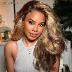 Glueless Kinky Straight Invisible-String Snug Fit 360 Full Lace Pre Plucked & Bleached HD Lace Wigs 40 Glueless Kinky Straight Invisible-String Snug Fit 360 Full Lace Pre Plucked & Bleached HD Lace Wigs -Ethereal Hair Shop 700 highlight kinky straight lace wig 2