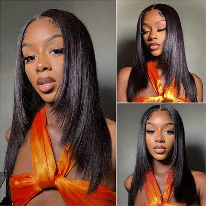 Hermosa Layered Cut Pre-plucked Glueless 13x4 Frontal Lace Wig 100% Human Hair Wigs 8 Hermosa Layered Cut Pre-plucked Glueless 13x4 Frontal Lace Wig 100% Human Hair Wigs - Image 6