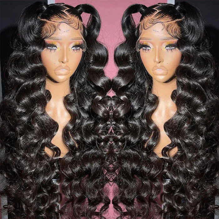 Bouncy Loose Wave 13x6 Full Invisible Hd Transparent Lace Front Wigs For Women 3 Bouncy Loose Wave 13x6 Full Invisible Hd Transparent Lace Front Wigs For Women