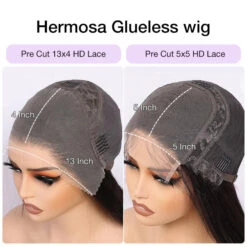 Loose Body Wave Curtain Bangs Human Hair Wigs 180% Density Bleached Knots Put On Go® Glueless Wigs 17 Loose Body Wave Curtain Bangs Human Hair Wigs 180% Density Bleached Knots Put On Go® Glueless Wigs -Ethereal Hair Shop 700 per cut lace cap 15