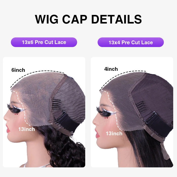Pre Braided Wig Water Wave Full 13x6 HD Lace Frontal Human Hair Wigs For Women 12 Pre Braided Wig Water Wave Full 13x6 HD Lace Frontal Human Hair Wigs For Women - Image 10