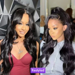 3D Body Wave Ear To Ear 13x6 Lace Frontal Wig Pre Plucked Pre Bleached Pre Cut Gluless Wig -Ethereal Hair Shop 700 pre all lace wig 3 3