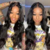 Put On Go® Glueless Body Wave Pre Cut 8x5 HD Lace Closure Wig Large & Small Cap Size -Ethereal Hair Shop 700 pre bleached knots lace wigs 8