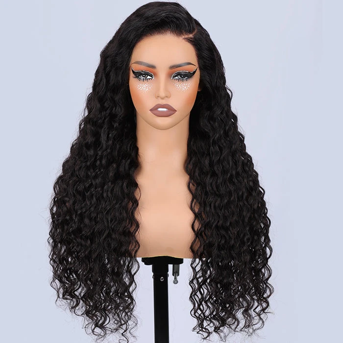 13x6 Pre-All Glueless Lace Frontal Wig Pre Cut Ear To Ear Lace Glueless Deep Wave Wigs 10 13x6 Pre-All Glueless Lace Frontal Wig Pre Cut Ear To Ear Lace Glueless Deep Wave Wigs - Image 8