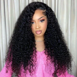 180% Density Curly Pre Everything Invisi Drawstring Wig 13x6 HD Lace Frontal C Part Glueless Wig -Ethereal Hair Shop 700 pull go wig 29