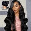 Glueless Body Wave 13x6 Full Frontal HD Lace C Part Wigs With Invisi Drawstring 2 Glueless Body Wave 13x6 Full Frontal HD Lace C Part Wigs With Invisi Drawstring -Ethereal Hair Shop 700 pull go wig 6