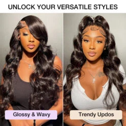 Glueless Wig 8x5 Closure HD Lace Long Body Wave Wig Pre Cut & Plucked & Bleached Ready To Go -Ethereal Hair Shop 700 ready go bob wig 37 4bf28493 be2c 414a 9c50 d186b876b5b9
