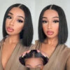 Put On And Go Glueless 4x4/5x5 Pre Cut HD Lace Straight Bob Wigs With Pre Bleached -Ethereal Hair Shop 700 ready go bob wig 4 5dcd79c1 0683 4265 b174 d58b907c4e85