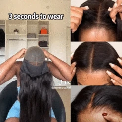 Glueless Straight Wig 8x5 Closure HD Lace 100% Human Hair Wigs With Invisible Bleached Small Knots 21 Glueless Straight Wig 8x5 Closure HD Lace 100% Human Hair Wigs With Invisible Bleached Small Knots -Ethereal Hair Shop 700 ready go wig 131