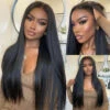 13x4 13x6 HD Lace Ear-to-Ear Frontal Straight Wig Pre Cut & Plucked & Bleached Put On Go® Glueless Wig 2 13x4 13x6 HD Lace Ear-to-Ear Frontal Straight Wig Pre Cut & Plucked & Bleached Put On Go® Glueless Wig -Ethereal Hair Shop 700 ready go wig 55