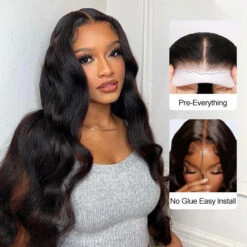 Put On Go® Glueless Body Wave Pre Cut 8x5 HD Lace Closure Wig Large & Small Cap Size 18 Put On Go® Glueless Body Wave Pre Cut 8x5 HD Lace Closure Wig Large & Small Cap Size -Ethereal Hair Shop 700 ready go wig 94