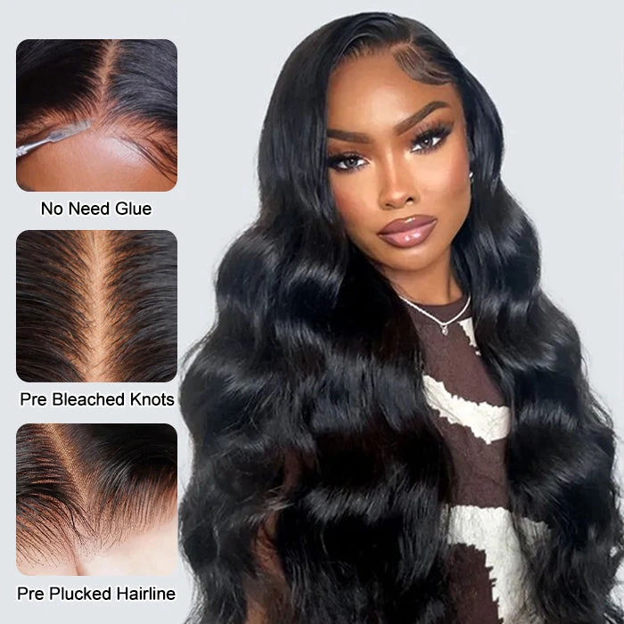 Put On Go® Glueless Body Wave Pre Cut 8x5 HD Lace Closure Wig Large & Small Cap Size 4 Put On Go® Glueless Body Wave Pre Cut 8x5 HD Lace Closure Wig Large & Small Cap Size - Image 2