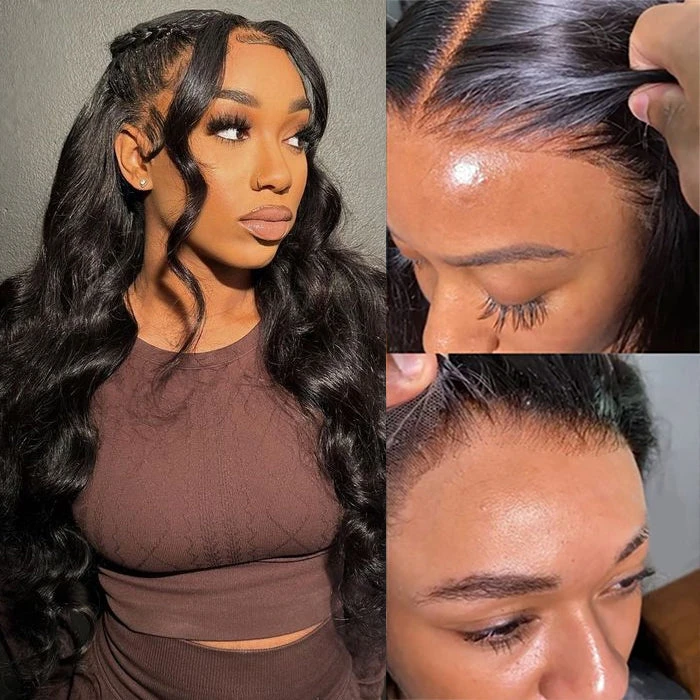 Put On Go® Glueless Body Wave Pre Cut 8x5 HD Lace Closure Wig Large & Small Cap Size 6 Put On Go® Glueless Body Wave Pre Cut 8x5 HD Lace Closure Wig Large & Small Cap Size - Image 4