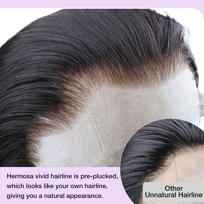 Glueless 13x6 Full Lace Front Wig Curly Hair Invisible HD Lace Human Hair Wigs With Pre Bleached Knots Plucked Hairline 10 Glueless 13x6 Full Lace Front Wig Curly Hair Invisible HD Lace Human Hair Wigs With Pre Bleached Knots Plucked Hairline - Image 8