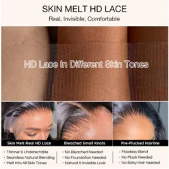 Water Wave Lace Frontal Wigs 100% High Quality Virgin Human Hair Wigs Pre Plucked -Ethereal Hair Shop 700 skin melt hd lace wig 2 9b90ec11 17c1 4bb3 977d 346ea9bdd5ae