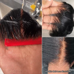 Curly Hair 5x5 HD Lace Closure Wig 100% Virgin Human Hair Wigs Pre Plucked Hairline Glueless Wig -Ethereal Hair Shop 700 skin melt hd lace wig 3