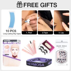 220% Density 13x4 HD Lace Ear-to-Ear Frontal Straight Wig Invisible Knots Realistic Hairline Large & Small Cap Size -Ethereal Hair Shop 700 upgrade pre all lace wig 9 1 73804f6e 1e45 4b69 9dd4 62da68fe16af