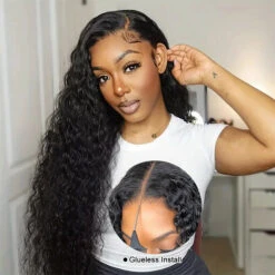 Water Wave 5x5 HD Lace Human Hair Wigs Pre Plucked & Pre Bleached Glueless Wig -Ethereal Hair Shop 700 water wave lace wig 22 f1392378 7291 4d94 9656 46ecfdf6c375