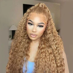 #27 Colored Lace Front Wigs For Women 13*4 HD Lace Straight & Body Wave Human Hair Wigs -Ethereal Hair Shop 700 0002 Brazylijskie doczepy morskie fale peruka 13x4 mi d blond koronki przodu peruki przezroczyste peruki ludzkich w