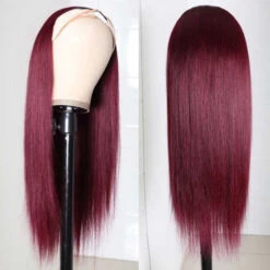 Burgundy 99J T1B/99J Headband Wig Straight Human Hair Wigs Online -Ethereal Hair Shop 700 0002 18 7501bf24 b7c0 4ec3 a888 35a9f6776fcf