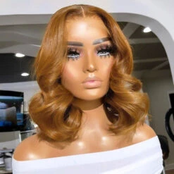 Salon-Quality Loose Body Wave Short Wigs Glueless HD Lace Human Hair Pre Plucked & Bleached Put On Go -Ethereal Hair Shop 700 0004 5